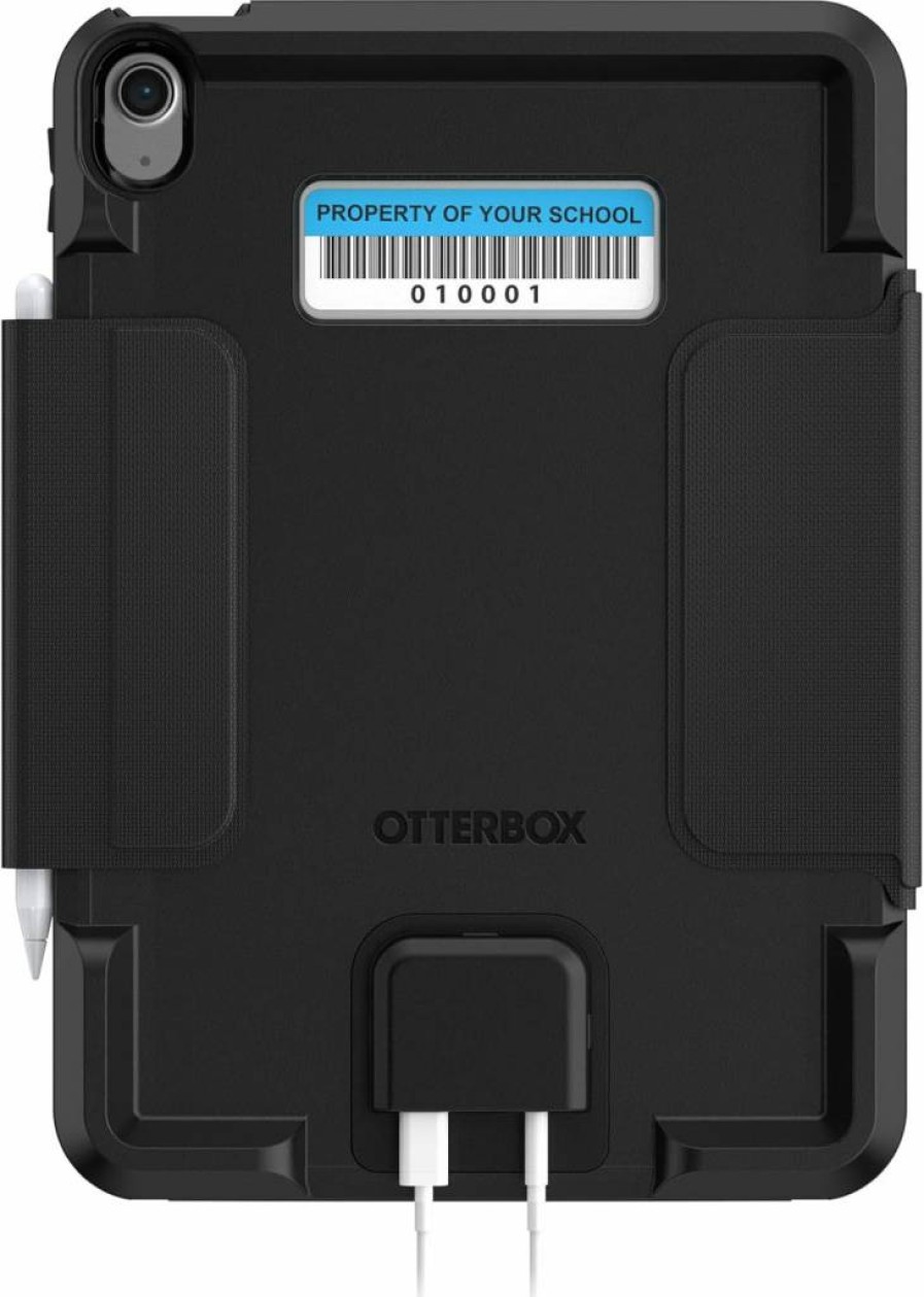 OtterBox Achiever Series Folio Case for iPad 10th Gen & iPad (A16) - Rugged Multi-Layer Protection Business iPad Cover | Durable Black Polybag Packaging