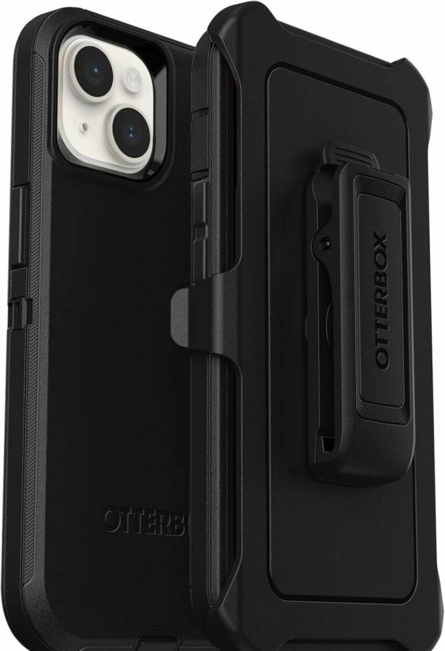 OtterBox Commuter Series Case for iPhone 14 & iPhone 13 - Slim Protective Cover with Port Protection | Durable & Pocket-Friendly Black Case