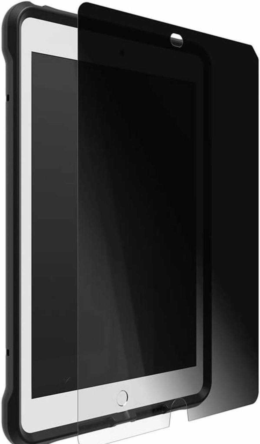 OtterBox Unlimited Series Privacy Screen Protector for iPad 9th/8th/7th Gen 10.2" - Anti-Spy Clear/Black Shield - Polybag Packaging