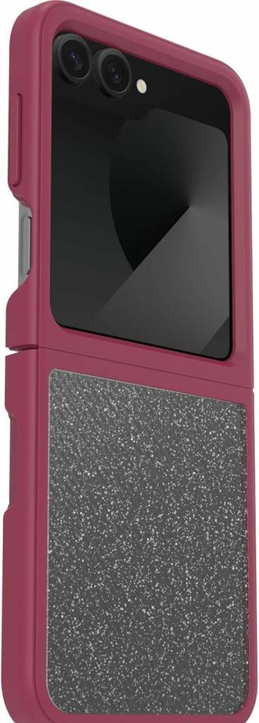 OtterBox Galaxy Z Flip 6 Case - Berry Bliss Red, Ultra Thin Slim Hard Shell with Soft Edges, 5G Compatible, Wireless Charging Friendly, Protective Cover for Samsung Z Flip6