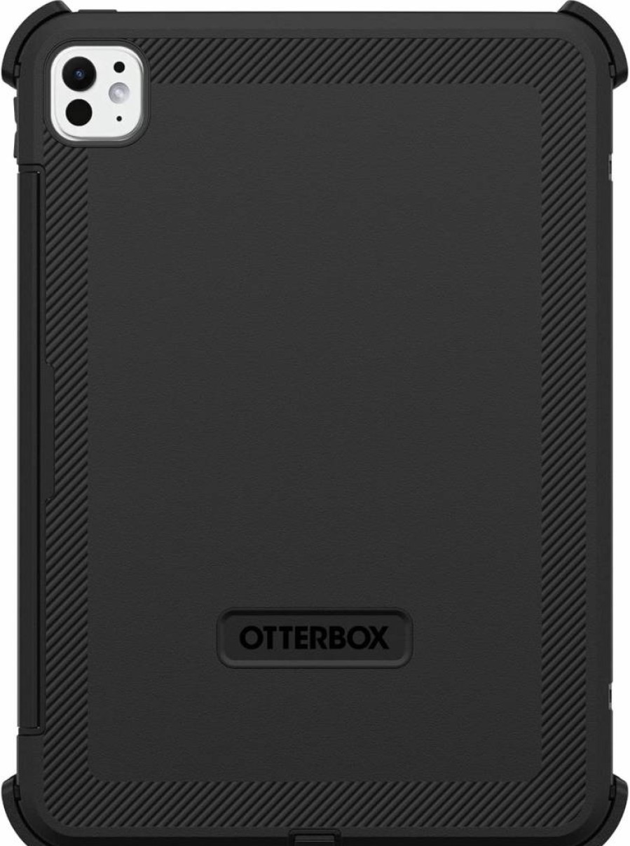 OtterBox Defender Series Rugged Case for iPad Pro 11-Inch (2024/M4) - Black & Clear Multi-Layer Protective Cover | Durable Polybag Packaging