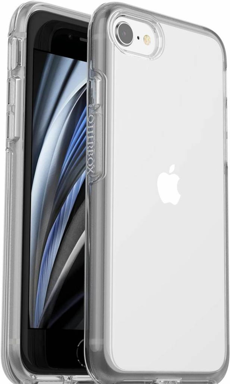 OtterBox Symmetry Series Clear Case for iPhone SE 3rd/2nd Gen & iPhone 7/8 | Ultra-Sleek, Wireless Charging Compatible, Protective Raised Edges | Polybag Packaging