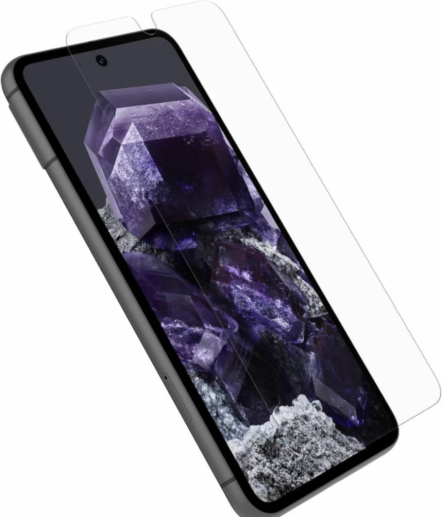 OtterBox Alpha Flex Screen Protector for Google Pixel 8 - Anti-Microbial, Clear, Scratch-Resistant, Bubble-Free Installation, Enhanced Touch Sensitivity