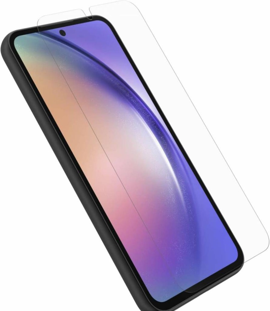 OtterBox Alpha Glass Screen Protector for Samsung Galaxy A54 5G - Clear, Durable, Scratch-Resistant, Single Pack