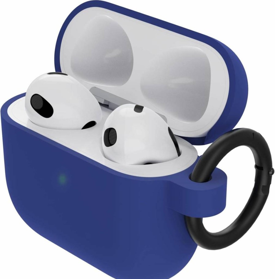OtterBox Soft Touch Protective Case for Apple AirPods 3rd Generation - Blueberry Tarte Blue Cover