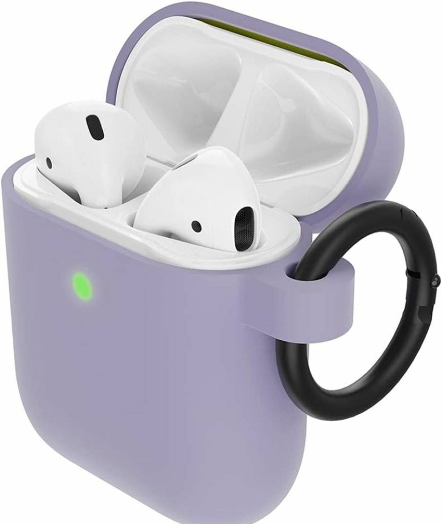 OtterBox Soft Touch Protective Case for Apple AirPods 1st & 2nd Gen - Dark Pink Strawberry Short Design