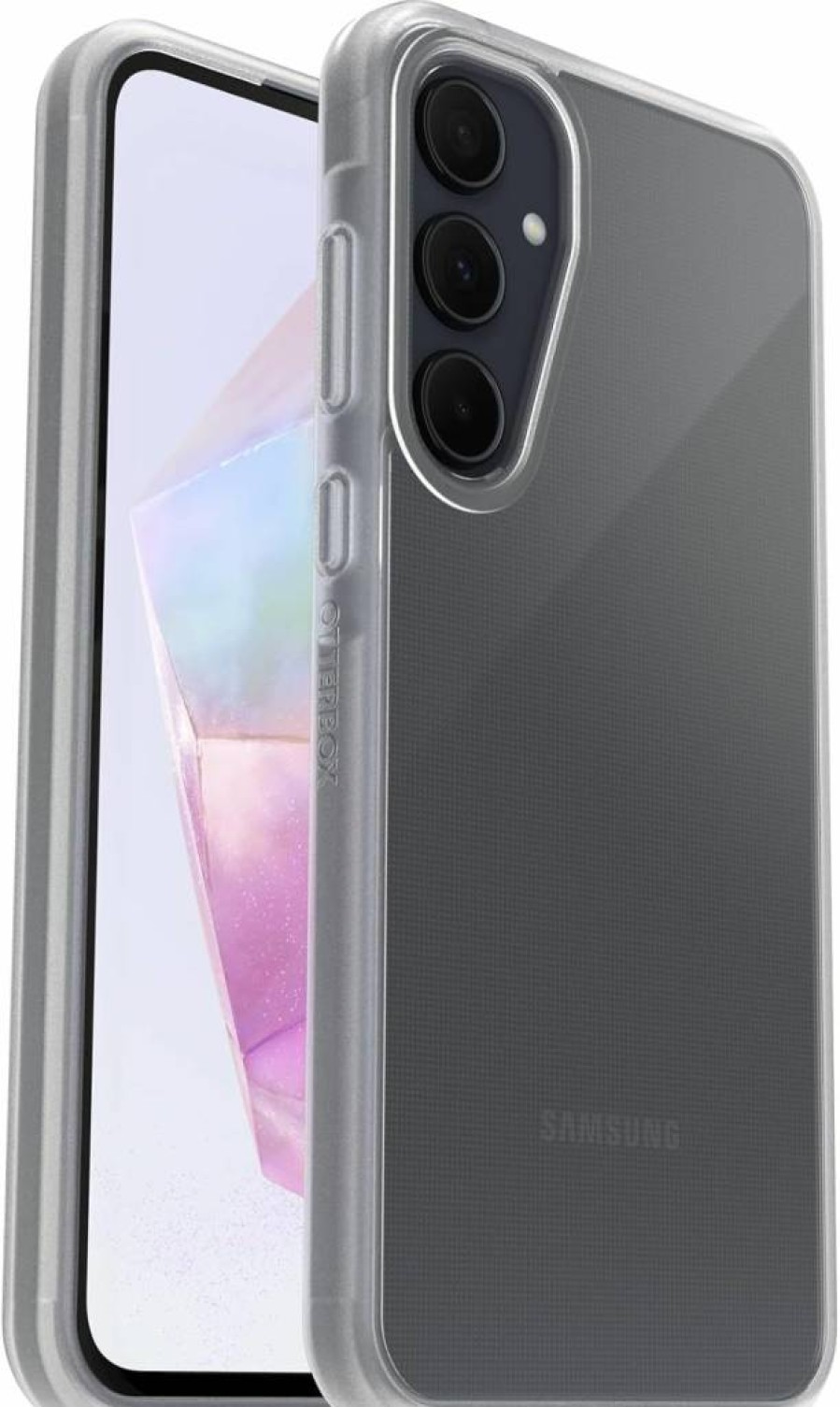 OtterBox Prefix Series Slim Case for Samsung Galaxy A35 - Thin & Lightweight, Protective Raised Edges, Wireless Charging Compatible, Black