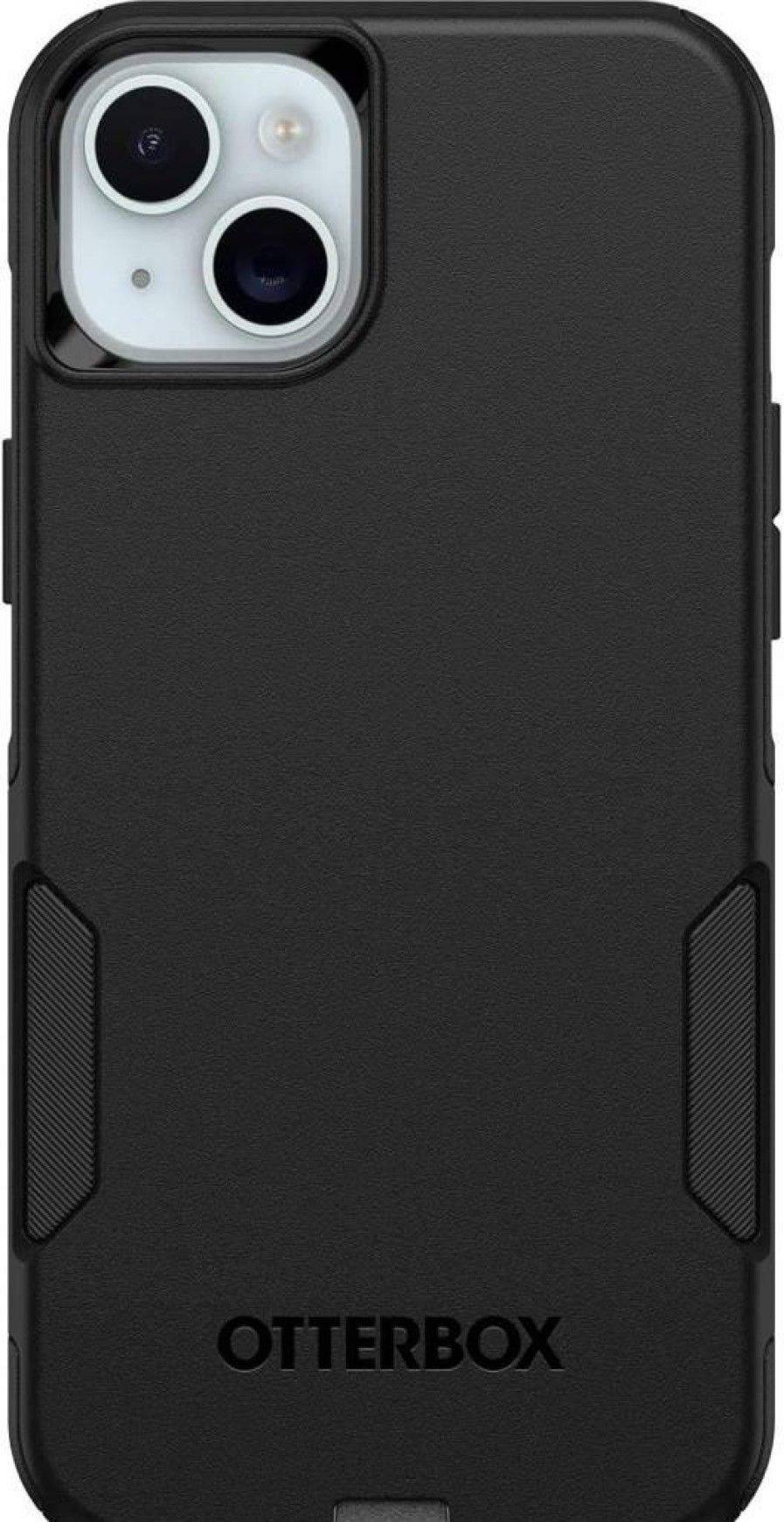 OtterBox Commuter Series Case for iPhone 15 Plus & iPhone 14 Plus - Slim Protective Cover with Port Protection | Black Polybag Packaging
