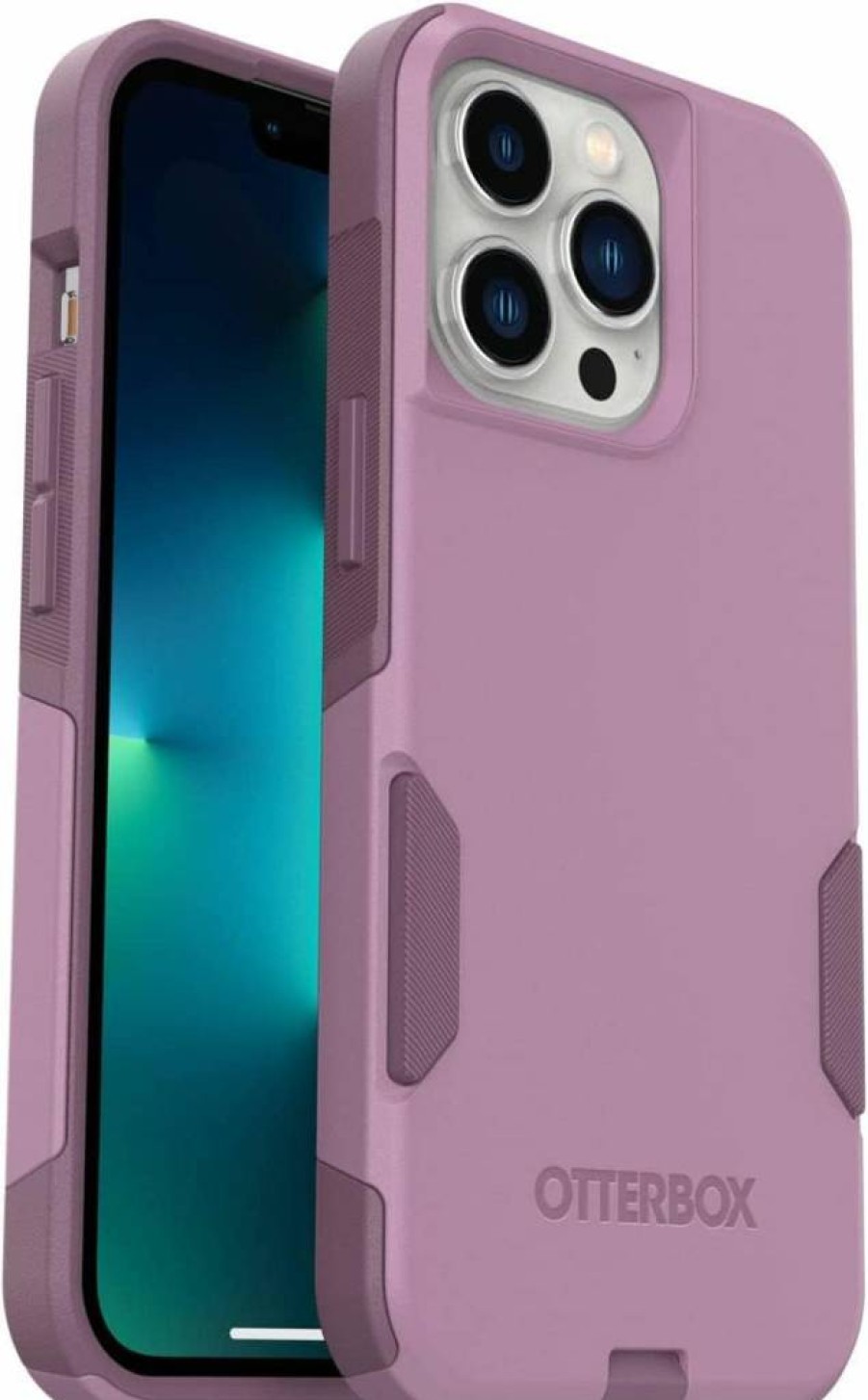 OtterBox Commuter Series Case for iPhone 13 Pro - Slim, Tough, Black Protective Cover with Port Protection