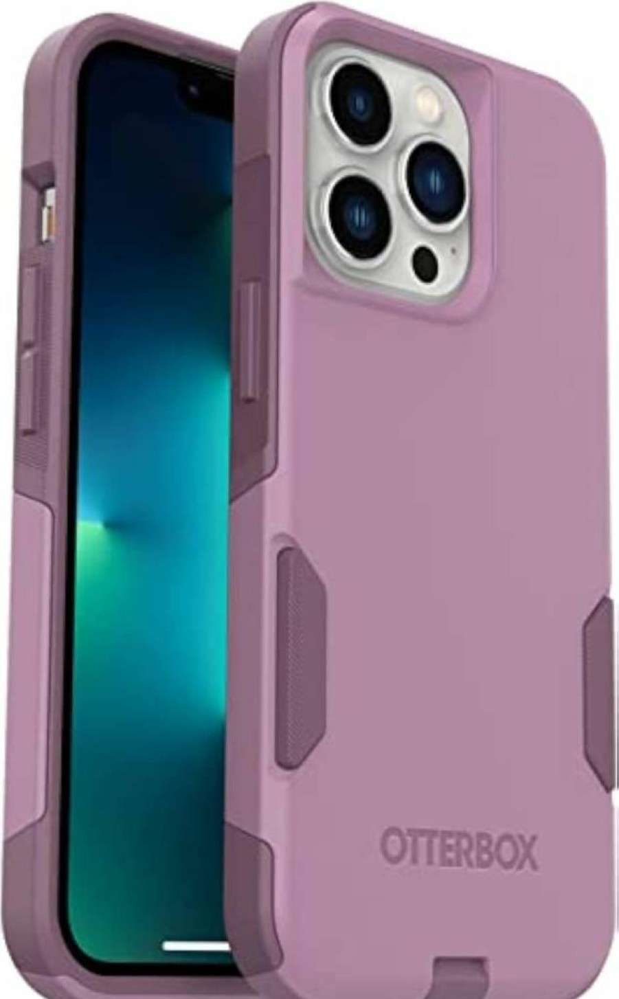 OtterBox Commuter Series Case for iPhone 13 Pro - Slim, Tough, Black Protective Cover with Port Protection