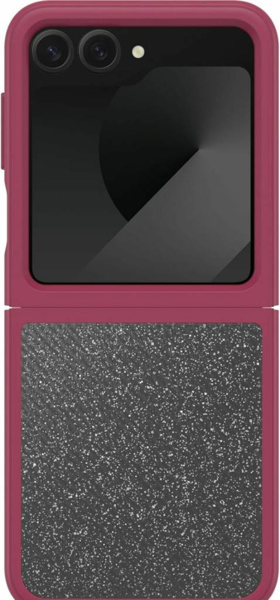 OtterBox Thin Flex Series Case for Samsung Galaxy Z Flip 6 - Ultra Slim Protective Hard Shell with Soft Edges, Wireless Charging Compatible, Space Cadet Purple
