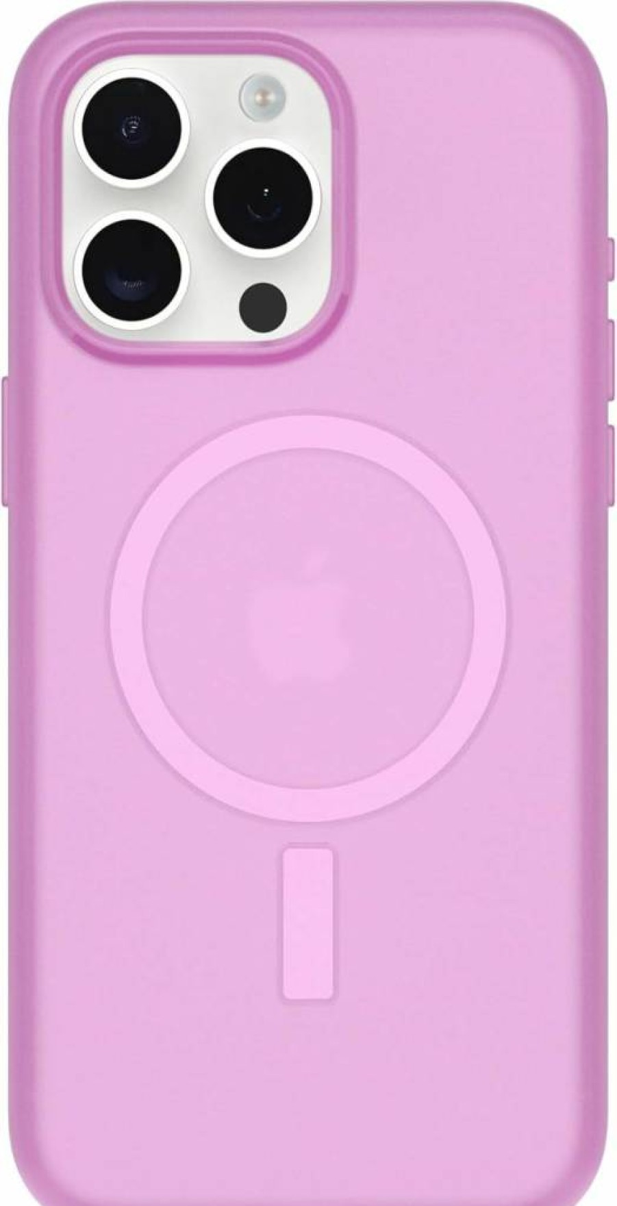 OtterBox Symmetry Series Case for iPhone 15 Pro Max with MagSafe - Dark Echo Black, Soft Touch Finish, Camera Protection & Raised Screen Lip