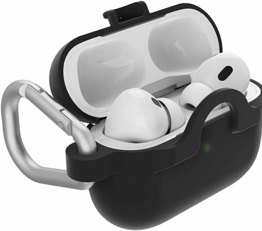 OtterBox Soft Touch Protective Case for AirPods Pro 1st & 2nd Generation - Black Taffy Cover