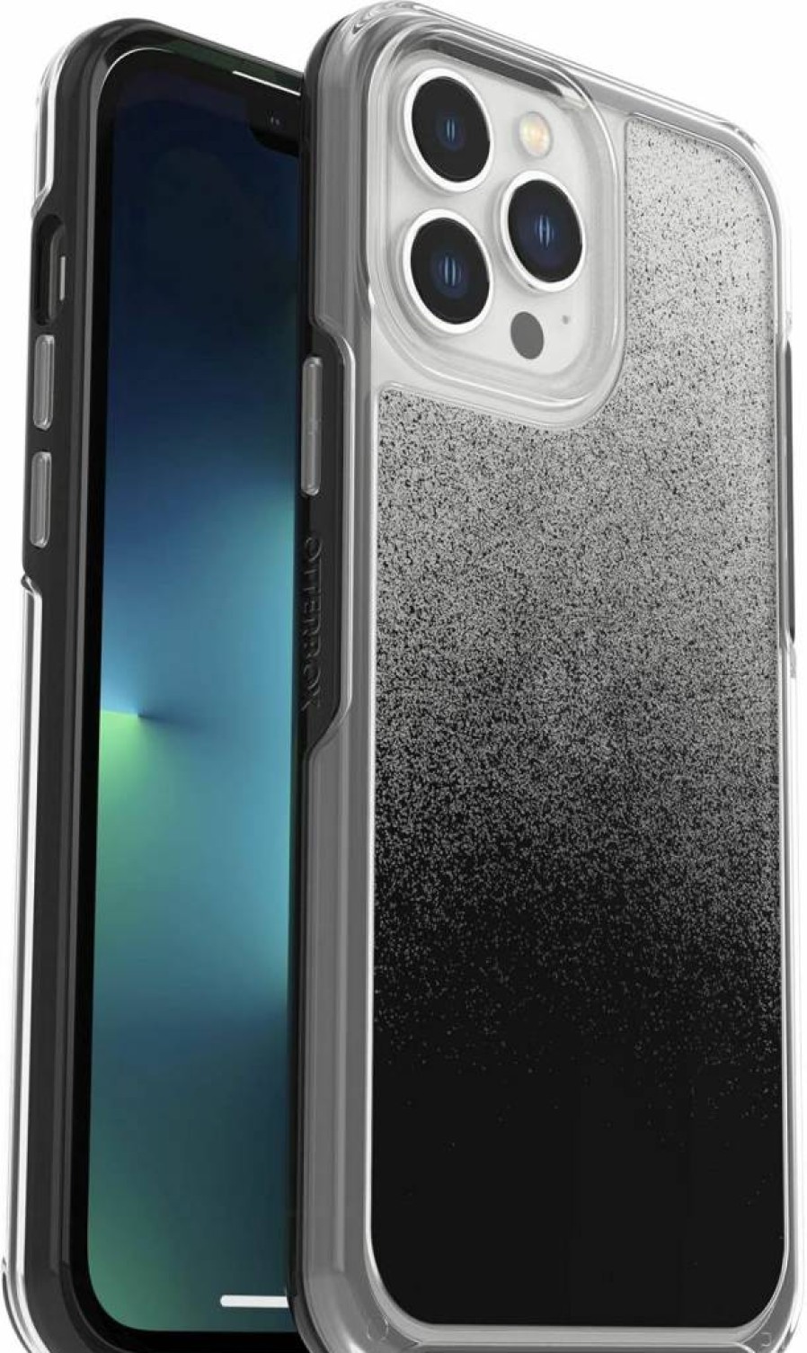 OtterBox Symmetry Series Clear Case for iPhone 13 Pro Max & 12 Pro Max - Slim Protective Cover with Wireless Charging & Raised Camera/Screen Protection