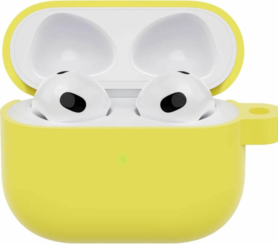 OtterBox Soft Touch Protective Case for Apple AirPods 3rd Generation - Lemon Drop Yellow