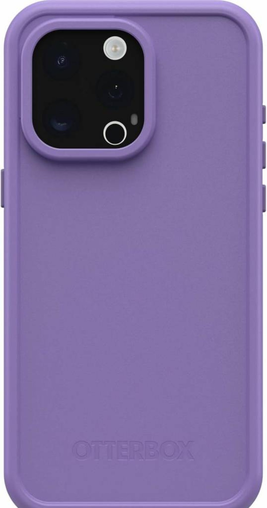 OtterBox iPhone 15 Pro Max Fre Series Waterproof Case with MagSafe - Black, Recycled Plastic, Sleek Design