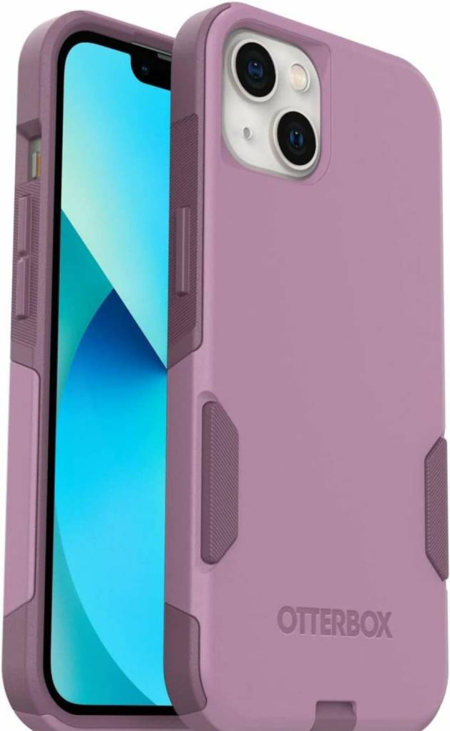 OtterBox Commuter Series Case for iPhone 13 - Slim Protective Cover with Port Protection, Durable & Lightweight, Black