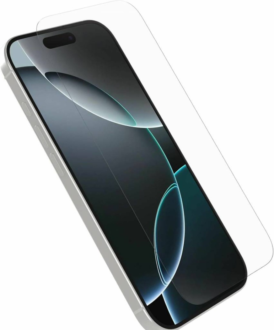 OtterBox iPhone 16 Pro Max Tempered Glass Screen Protector - Shatterproof, HD Clear, Easy Installation (Bulk Packaging for Businesses)