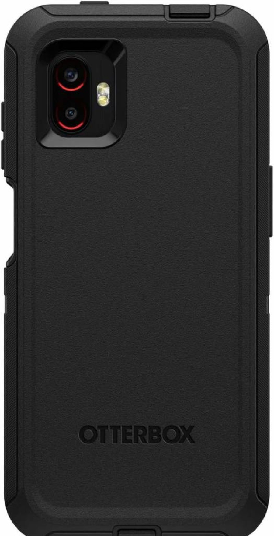 OtterBox Defender Series Rugged Case for Samsung Xcover6 Pro - Black | Heavy-Duty Protection with Holster Clip & Kickstand | Port Covers | Non-Retail Packaging