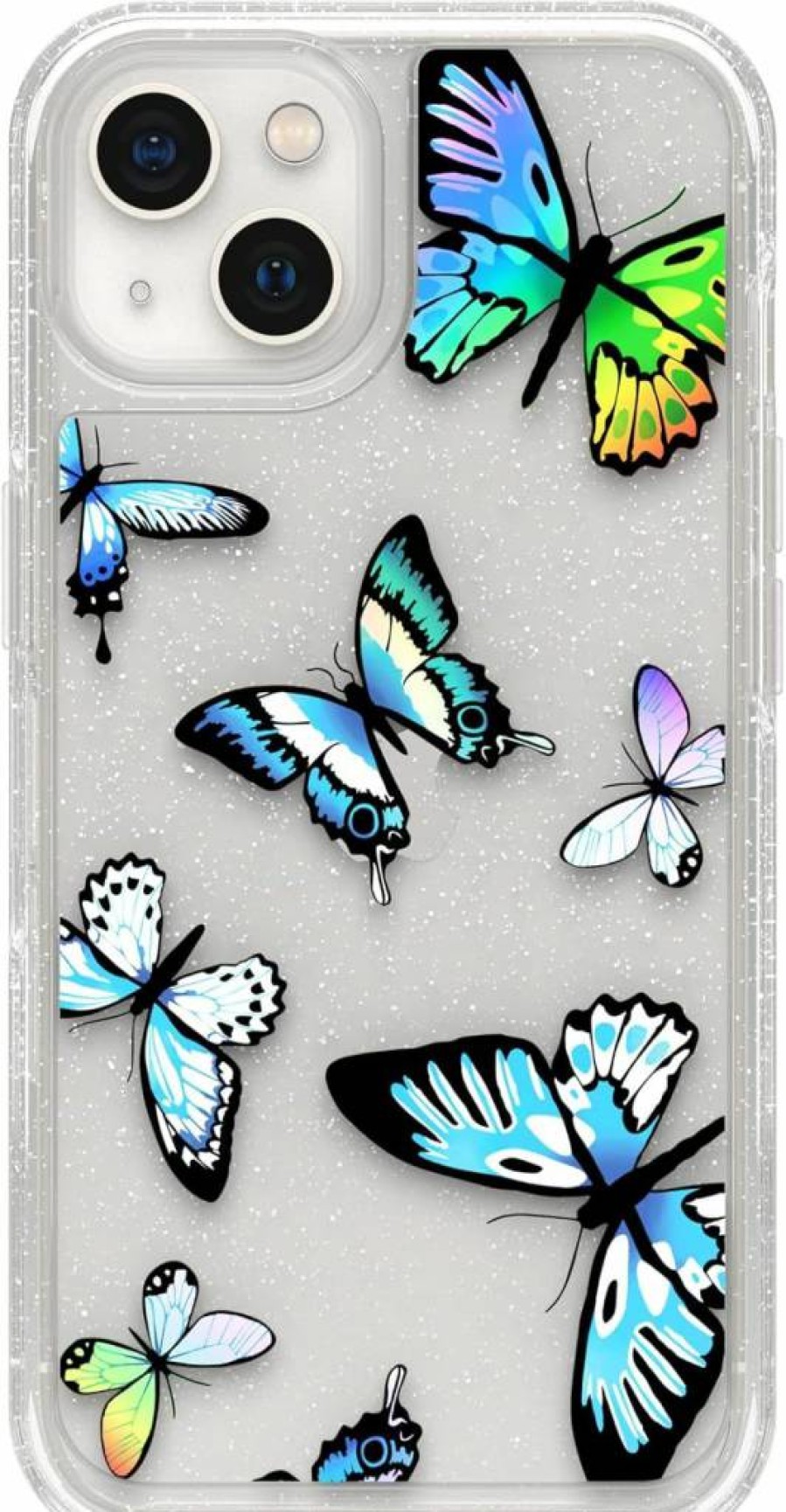 OtterBox Symmetry Series Case for iPhone 13 - Stardust Design, Slim Protective Cover with Wireless Charging & Raised Edges for Screen/Camera Protection