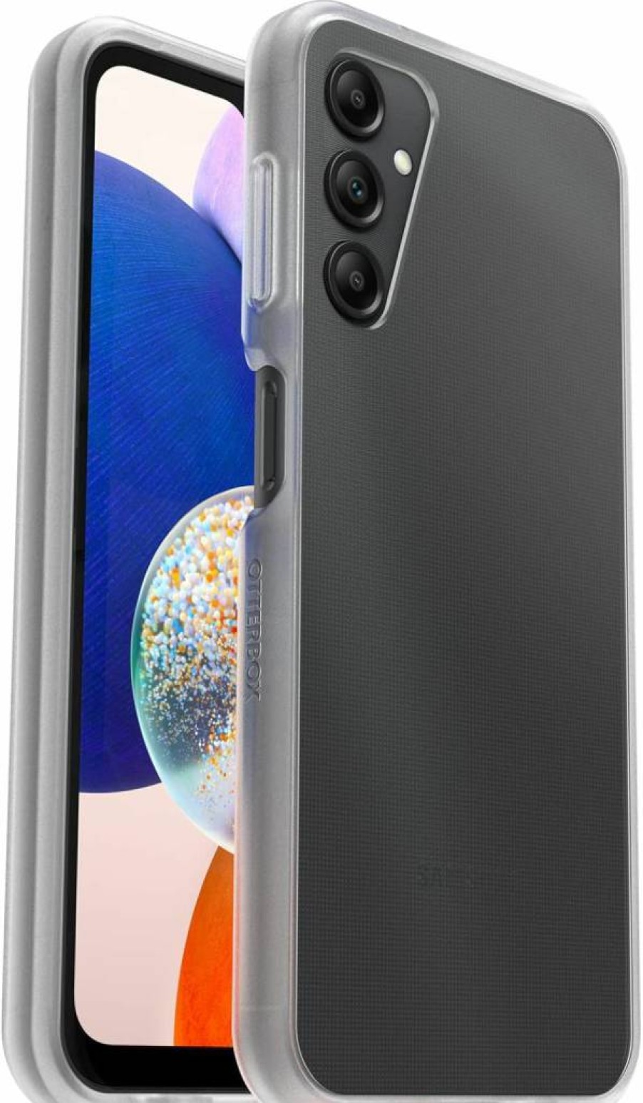 OtterBox Prefix Series Clear Case for Samsung Galaxy A14 5G - Ultra Thin Protective Cover with Raised Edges, Wireless Charging Compatible