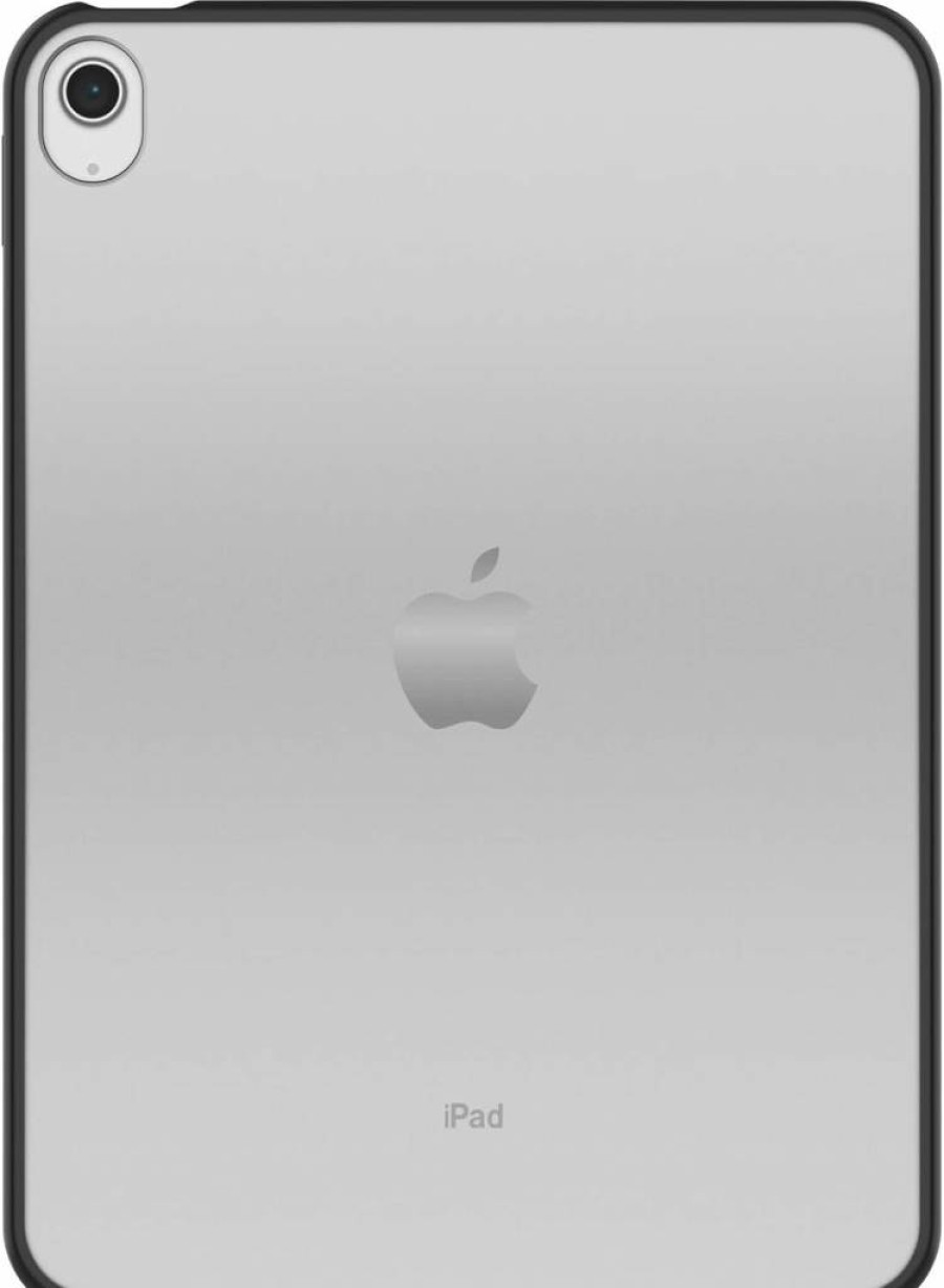 OtterBox Prefix Series Ultra-Thin Protective Case for iPad 10th Generation - Crystal Black with Raised Edges, Easy Install Slim Cover for Screen & Camera Protection (Business Bulk Packaging)