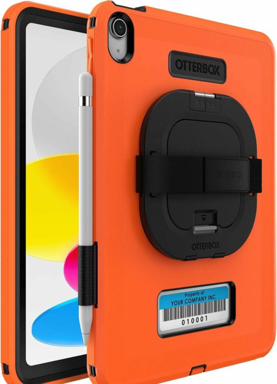 OtterBox Defender Series Business Case with Stand for iPad 10th Gen 10.9 Inch - Black Protective Cover (Screenless Edition)