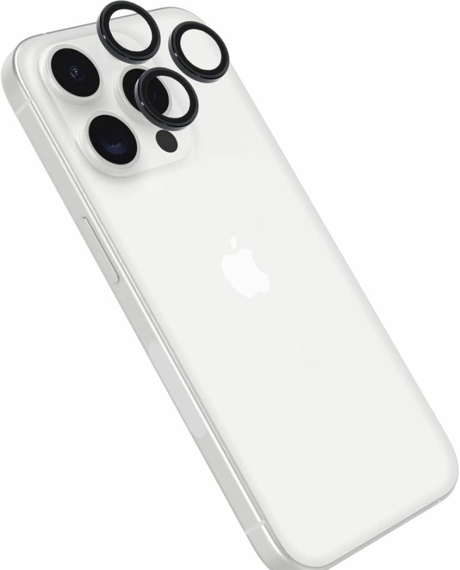 OtterBox iPhone 15 Pro & Pro Max Camera Lens Protector - Tempered Glass Shield
