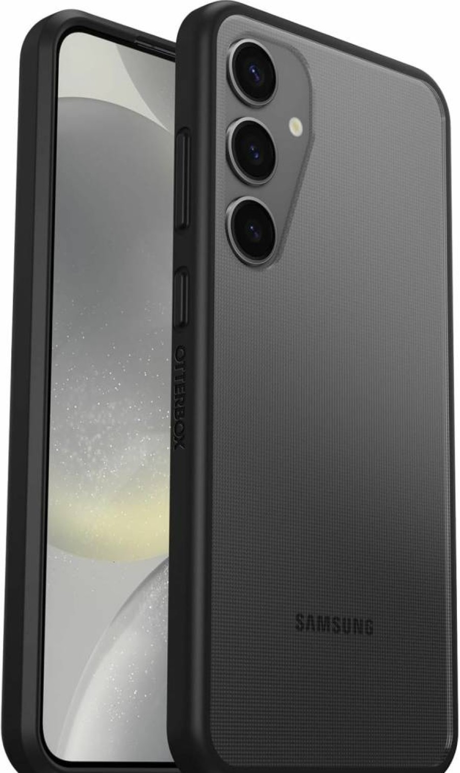 OtterBox Prefix Series Clear Case for Samsung Galaxy S24+ - Slim Protective Cover with Raised Edges, Wireless Charging Compatible