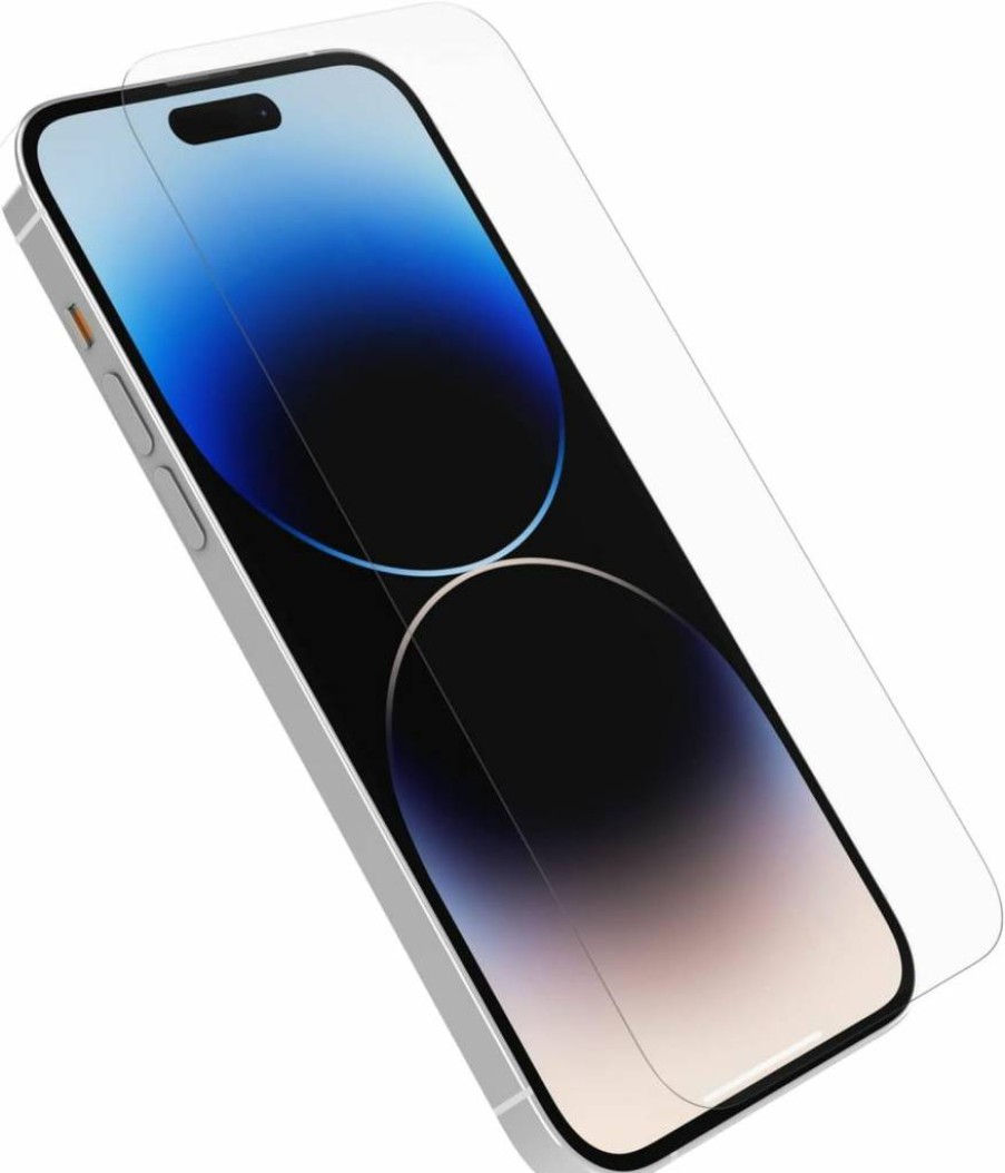 OtterBox Alpha Glass Antimicrobial Screen Protector for iPhone 14 Pro Max - Anti-Bacterial & Scratch Protection
