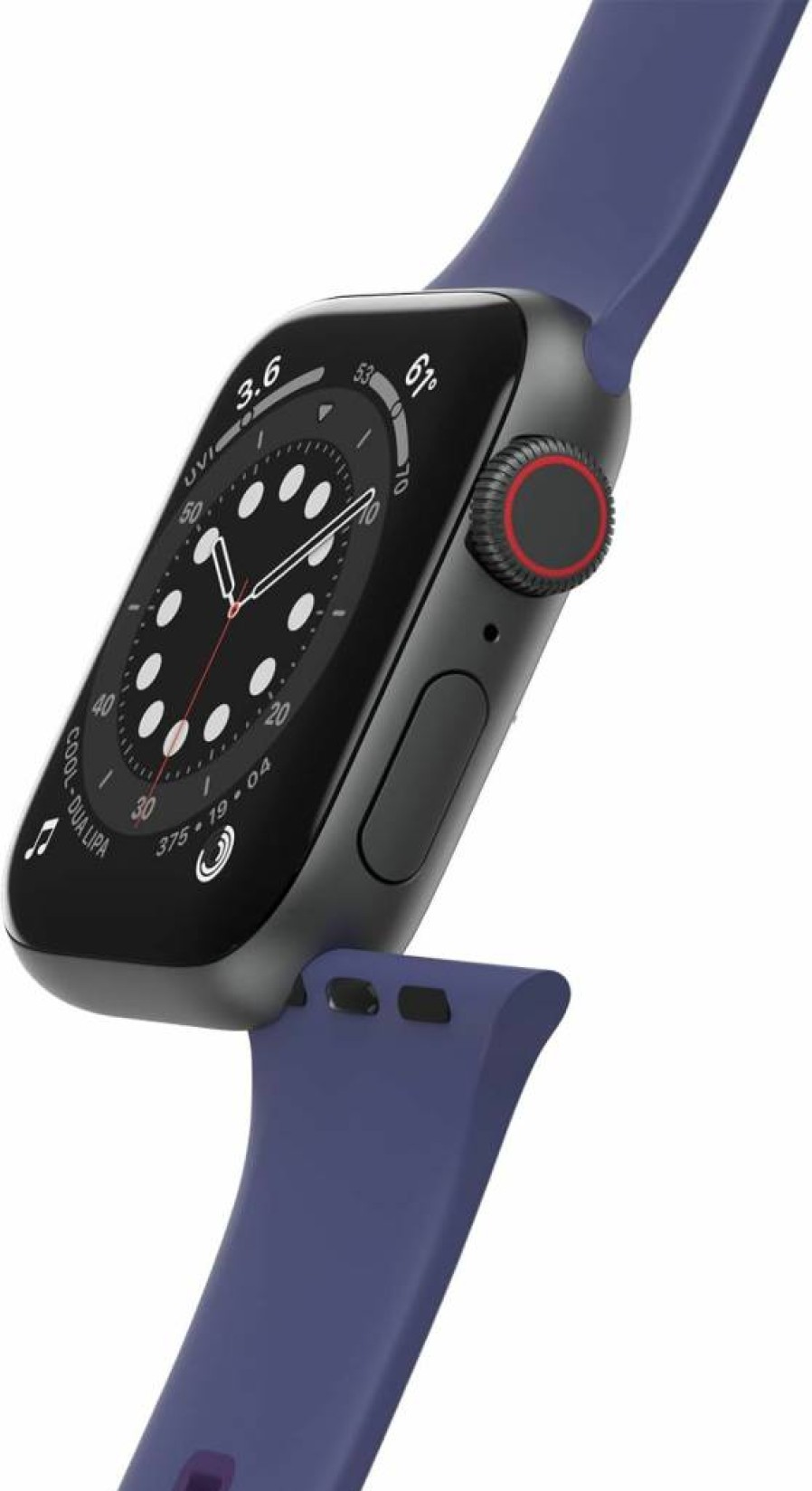 OtterBox All Day Band for Apple Watch Series 7/6/SE/5/4 40mm & 41mm - Brick Red Sport Strap, Durable Comfortable Design