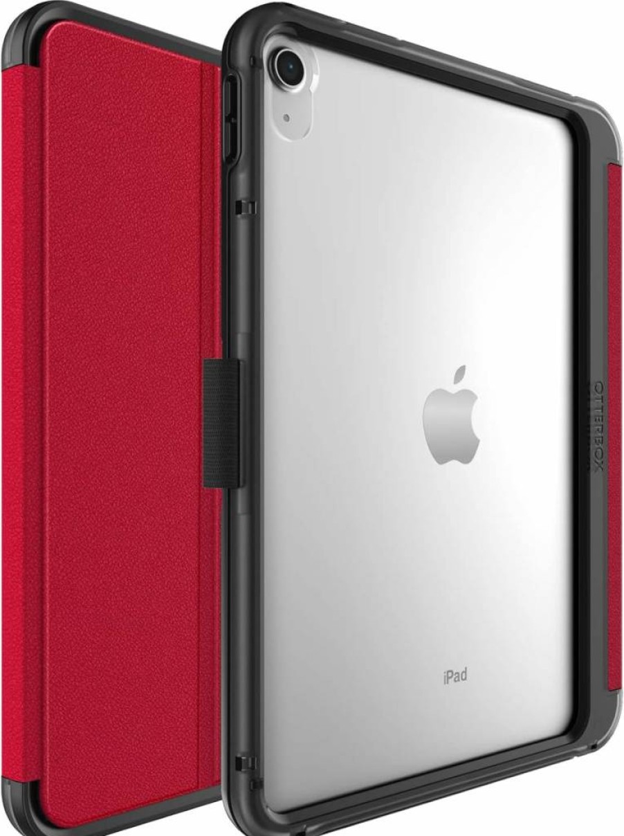OtterBox Symmetry Folio Case for iPad 10th Gen & iPad (A16) - Coastal Evening (Clear/Black/Blue), Slim Protective Cover with Magnetic Sleep/Wake, Multiple Viewing Angles