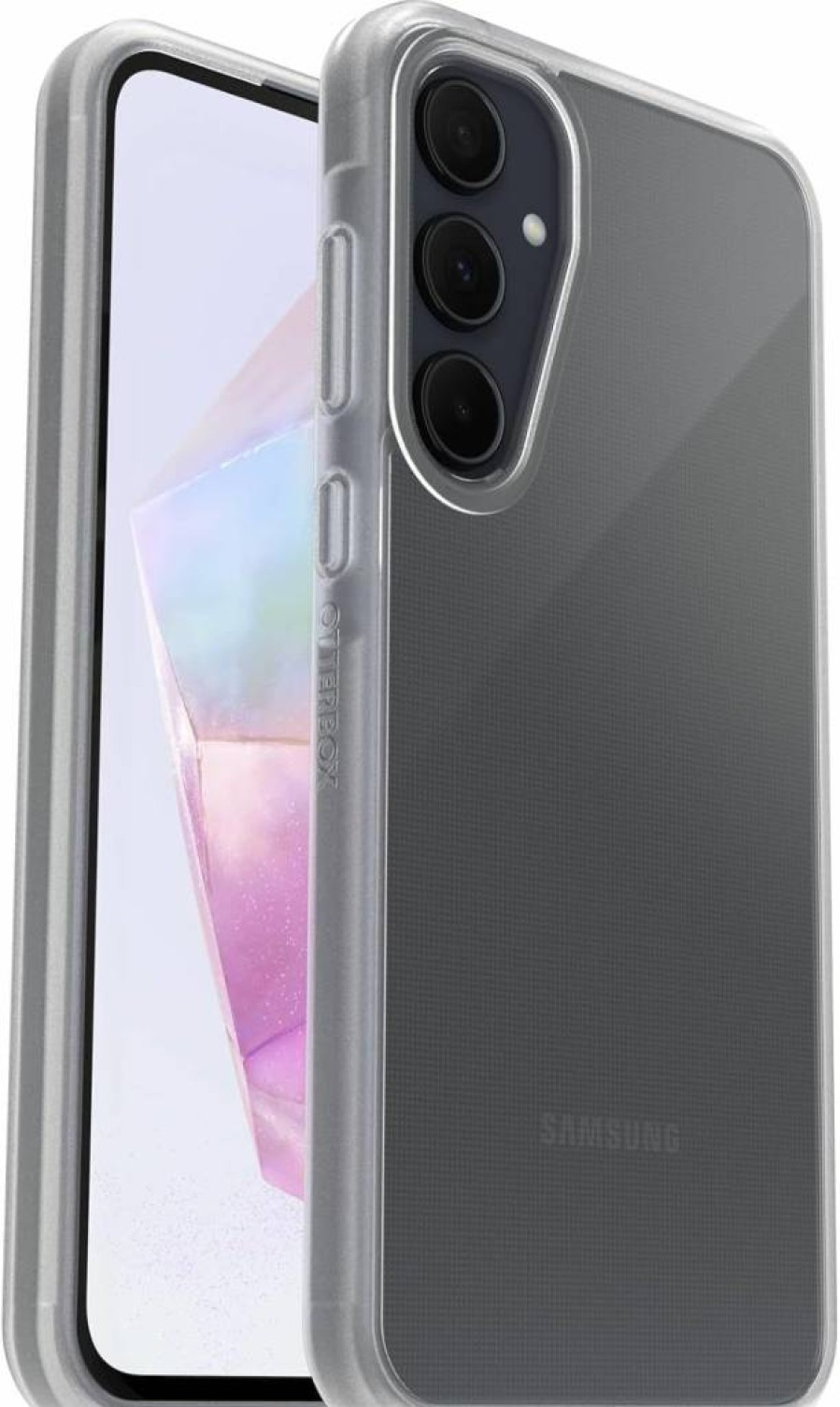 OtterBox Prefix Series Clear Case for Samsung Galaxy A35 - Ultra Thin, Wireless Charging Compatible, Protective Raised Edges, Lightweight Design