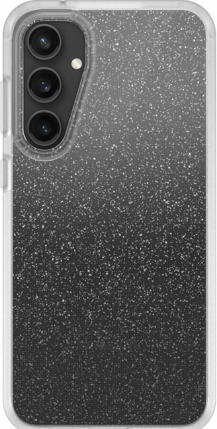 OtterBox Prefix Series Clear Glitter Case for Samsung Galaxy S23 FE - Ultra Thin Protective Cover with Raised Edges, Wireless Charging Compatible Stardust Design