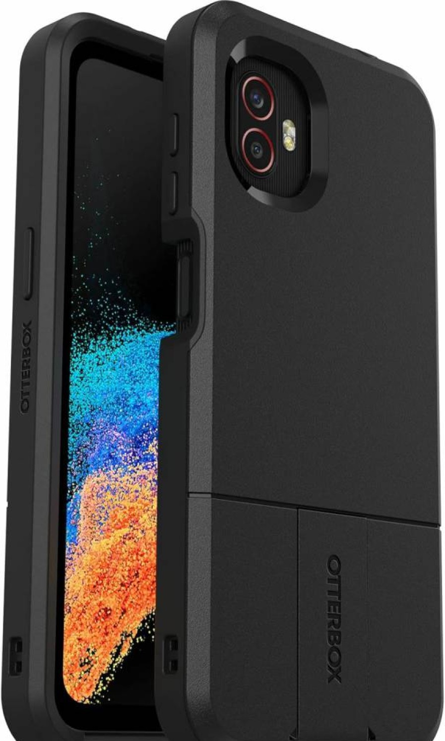 OtterBox Universe Series Protective Case for Samsung Xcover6 Pro - Black | Durable Phone Cover | Non-Retail Packaging