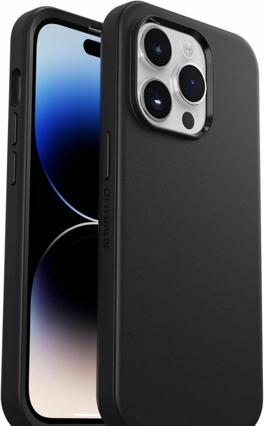 OtterBox Symmetry Series Case for iPhone 14 Pro - Slim Protective Cover with Wireless Charging, Raised Edges for Screen & Camera Protection, Black