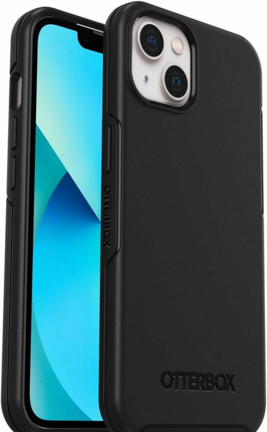 OtterBox Commuter Series Case for iPhone 13 - Slim & Tough Black Protective Cover with Port Protection | Business Bulk Packaging | Polybag Shipping